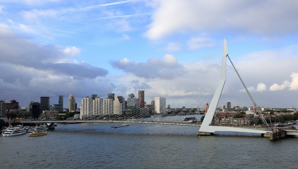 Erasmus Bridge, Rotterdam, South Holland, Netherlands